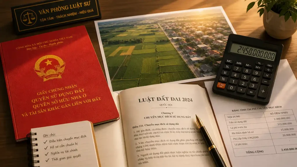 chuyển đất nông nghiệp lên đất ở