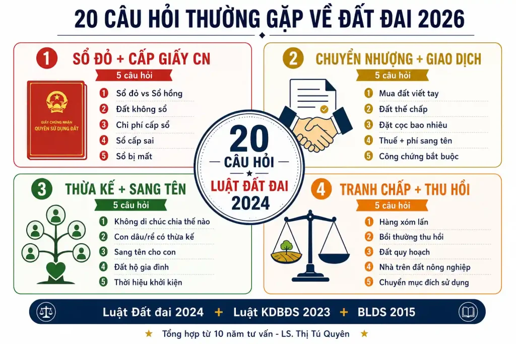 câu hỏi thường gặp về đất đai