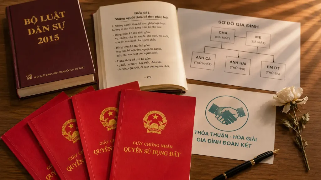 tranh chấp đất thừa kế anh em